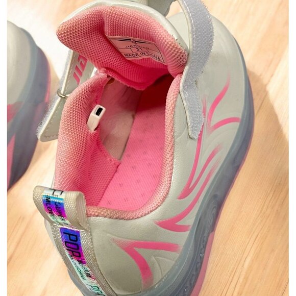 Jiandian Girls Roller Skates Shoes Euro 31Pink Round Toe Low Top Shoes - Picture 7 of 9